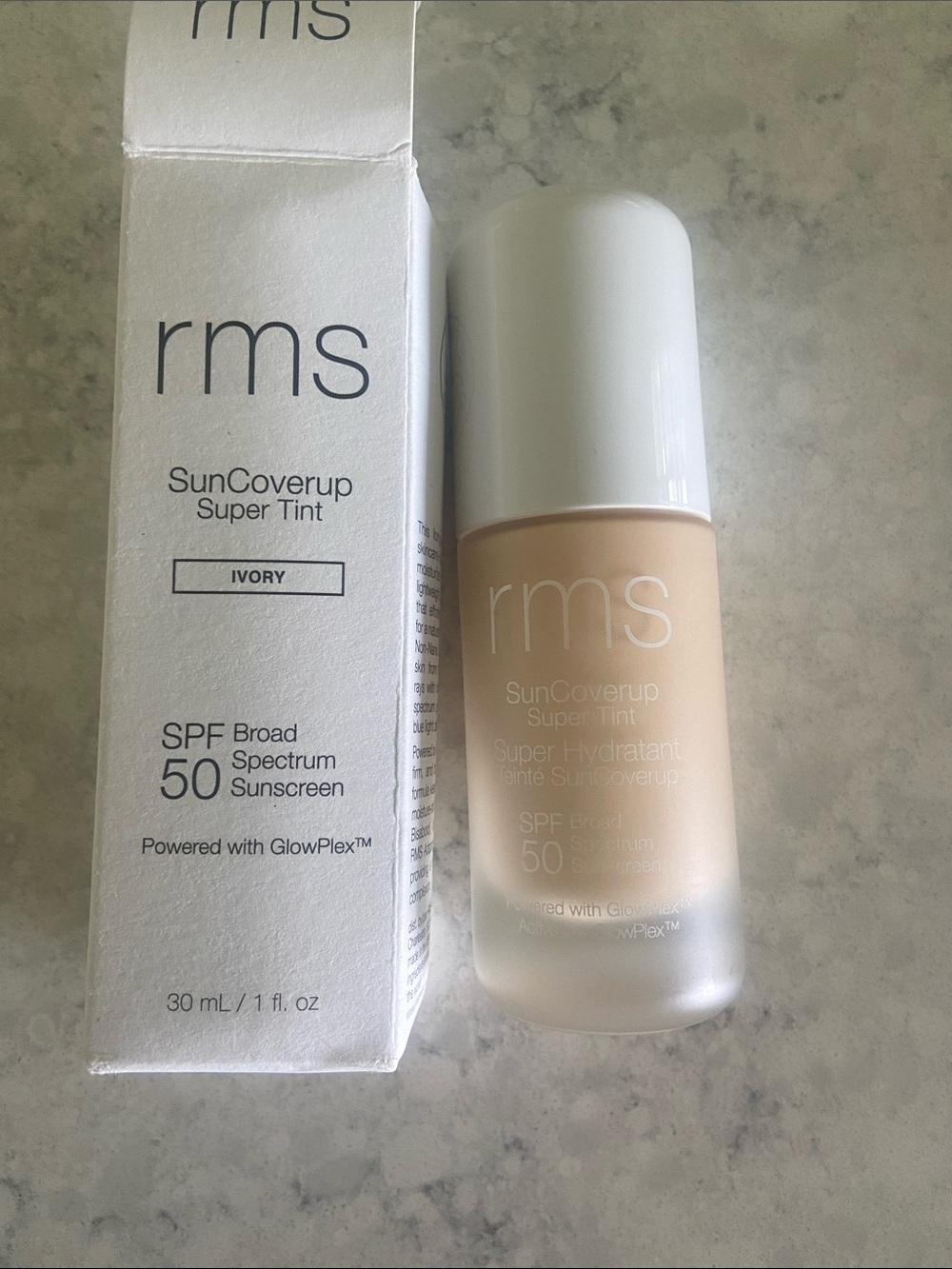 RMS Beauty SunCoverup Super Tint SPF 50 - Ivory, White